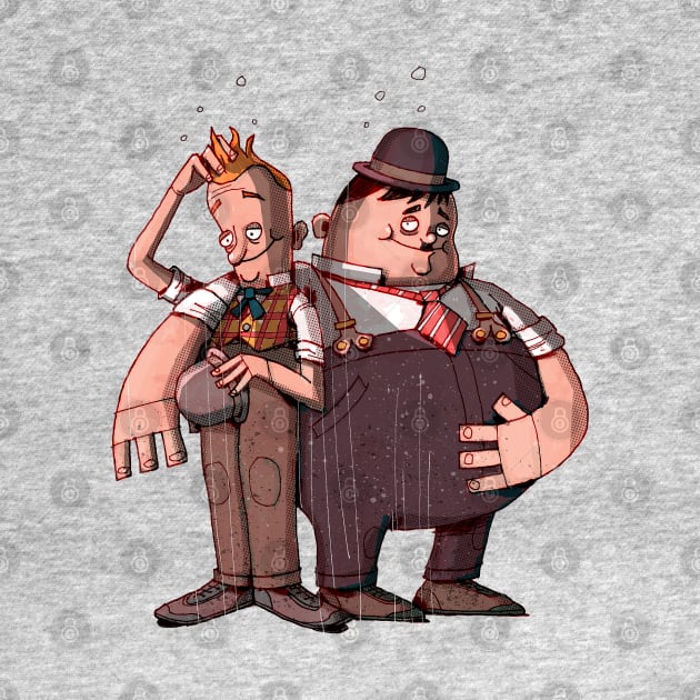 Laurel and Hardy by Kicksaus